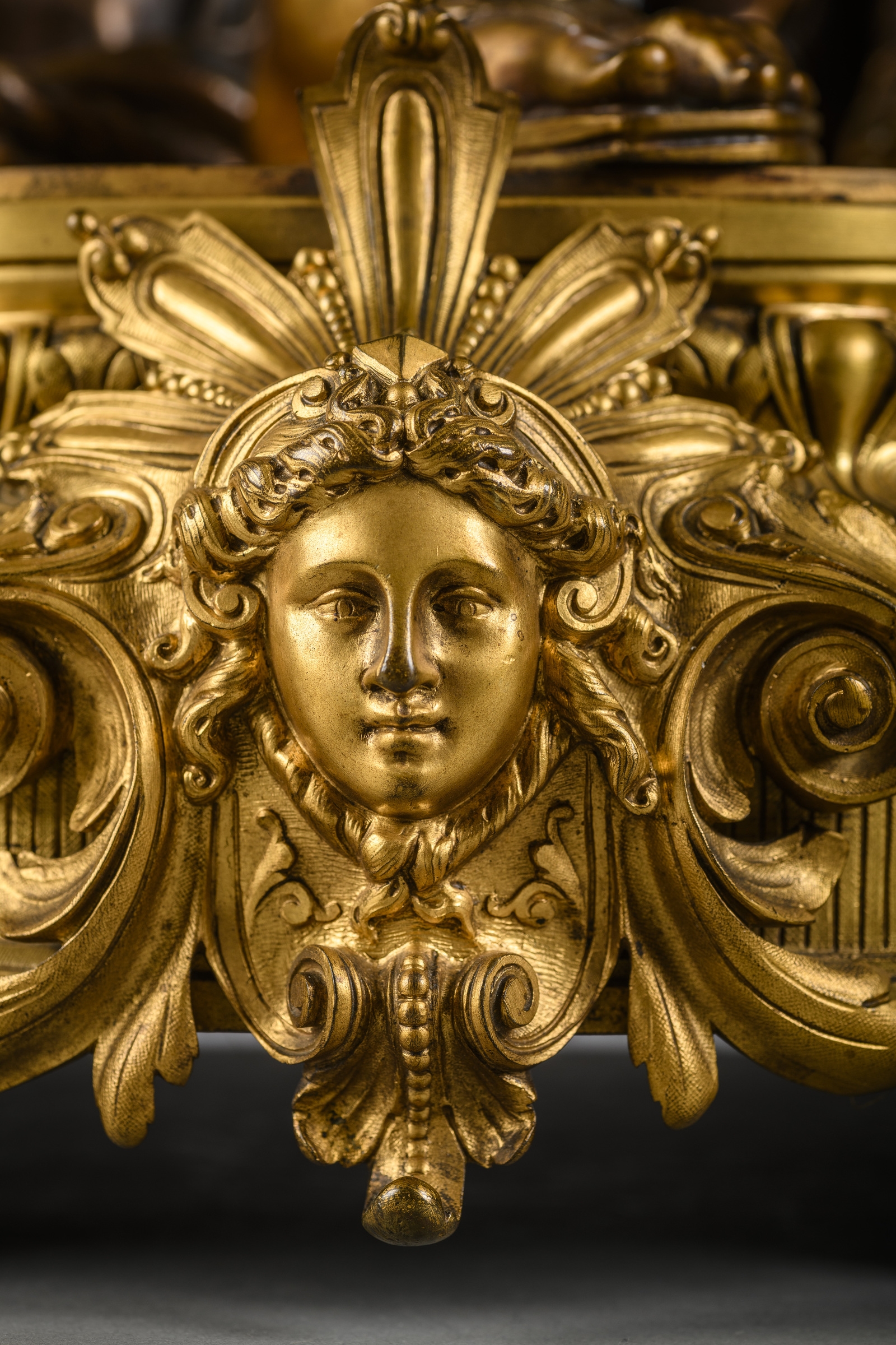 Artwork by Jean-Baptiste Germain, Dido and Aeneas, Made of gilt bronze sculpture