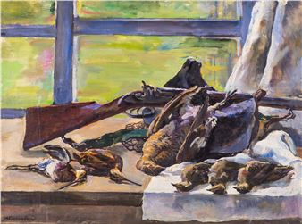 Hunting still life - Mikhail Petrovic Konchalovsky