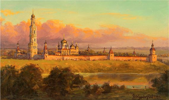 Evening bell by Mikhail Mikhailovich Courierov, 1984.