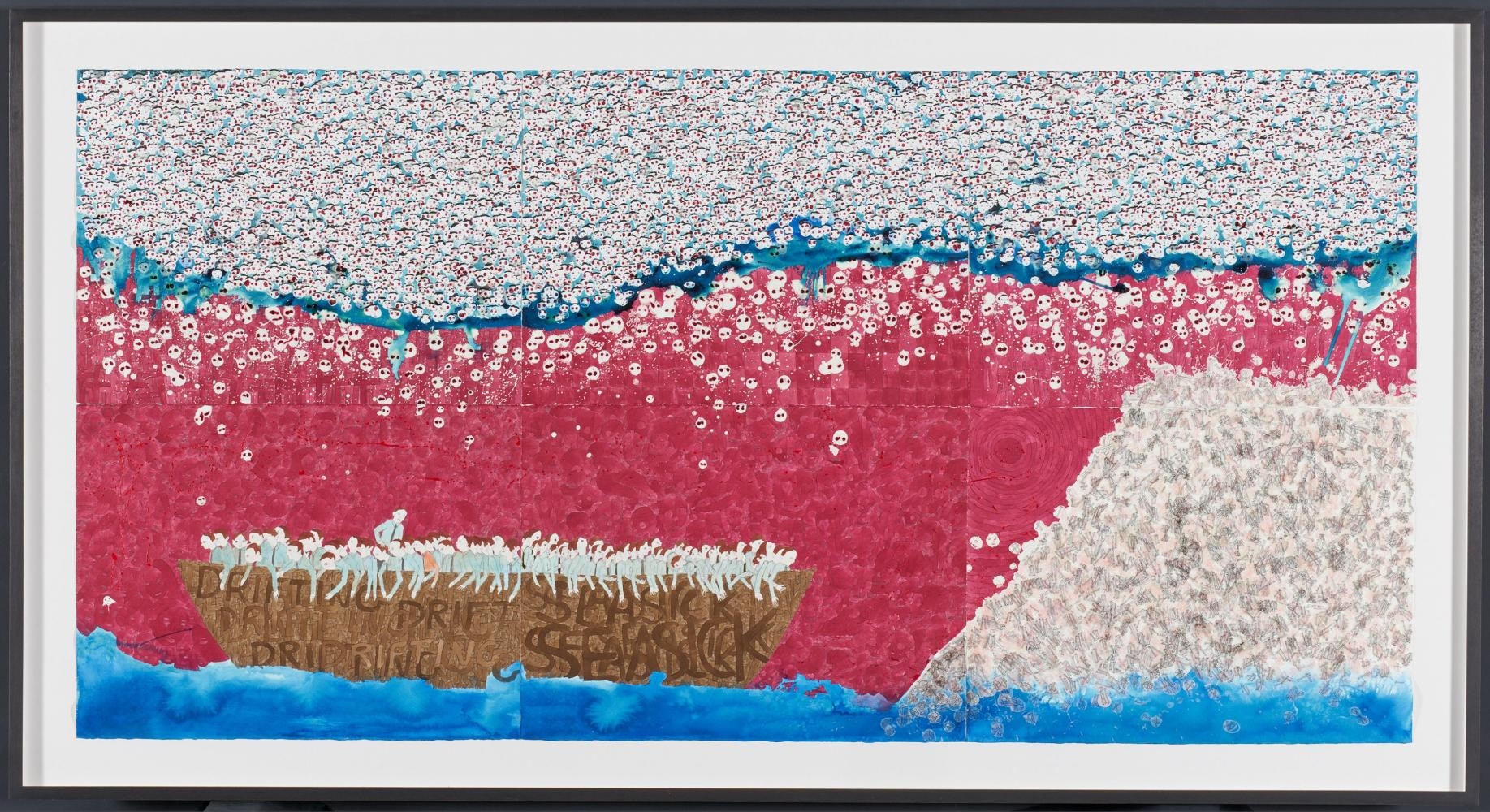 Artwork by Neil Farber, Drifting Seasick., Made of Mixed media