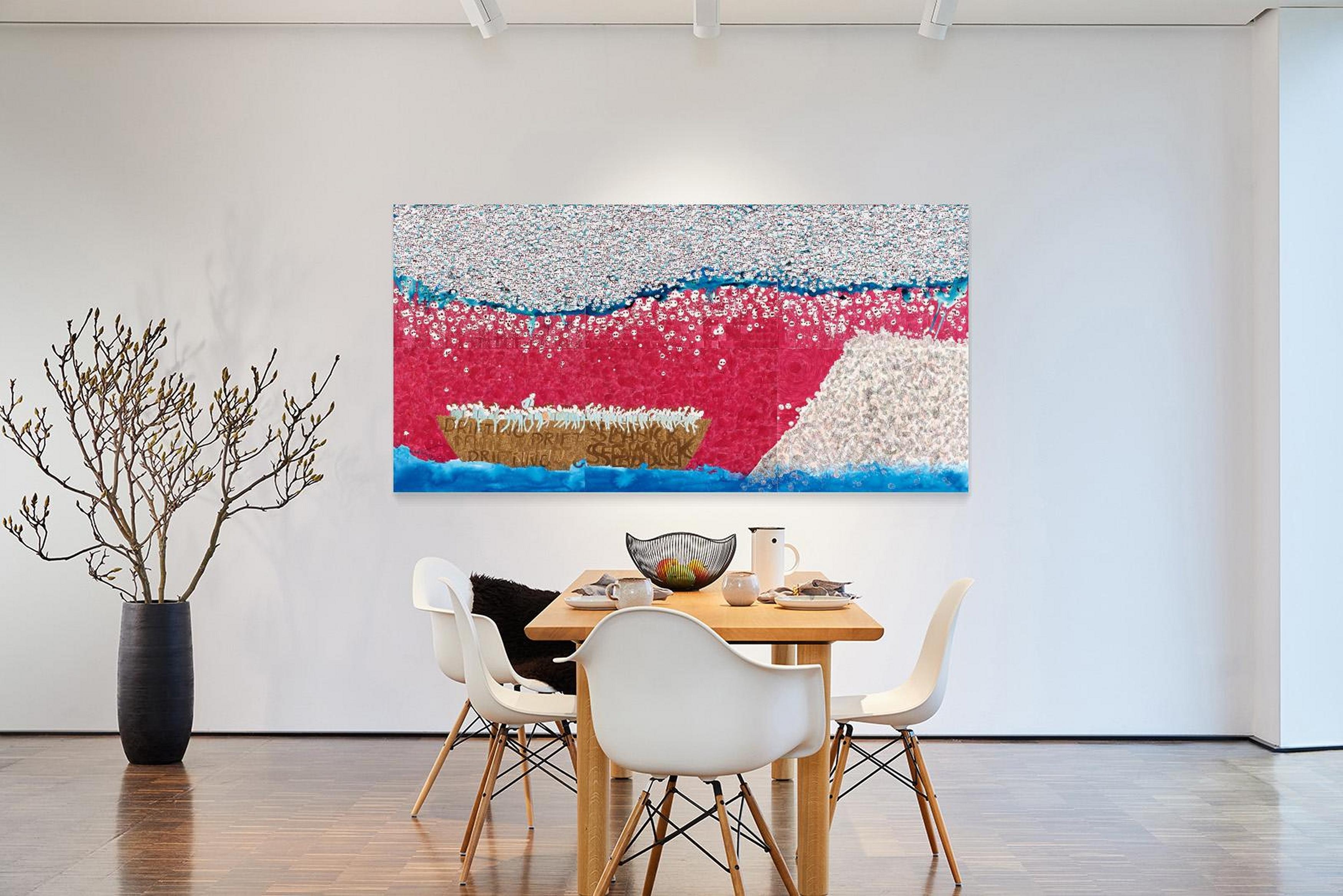 Artwork by Neil Farber, Drifting Seasick., Made of Mixed media