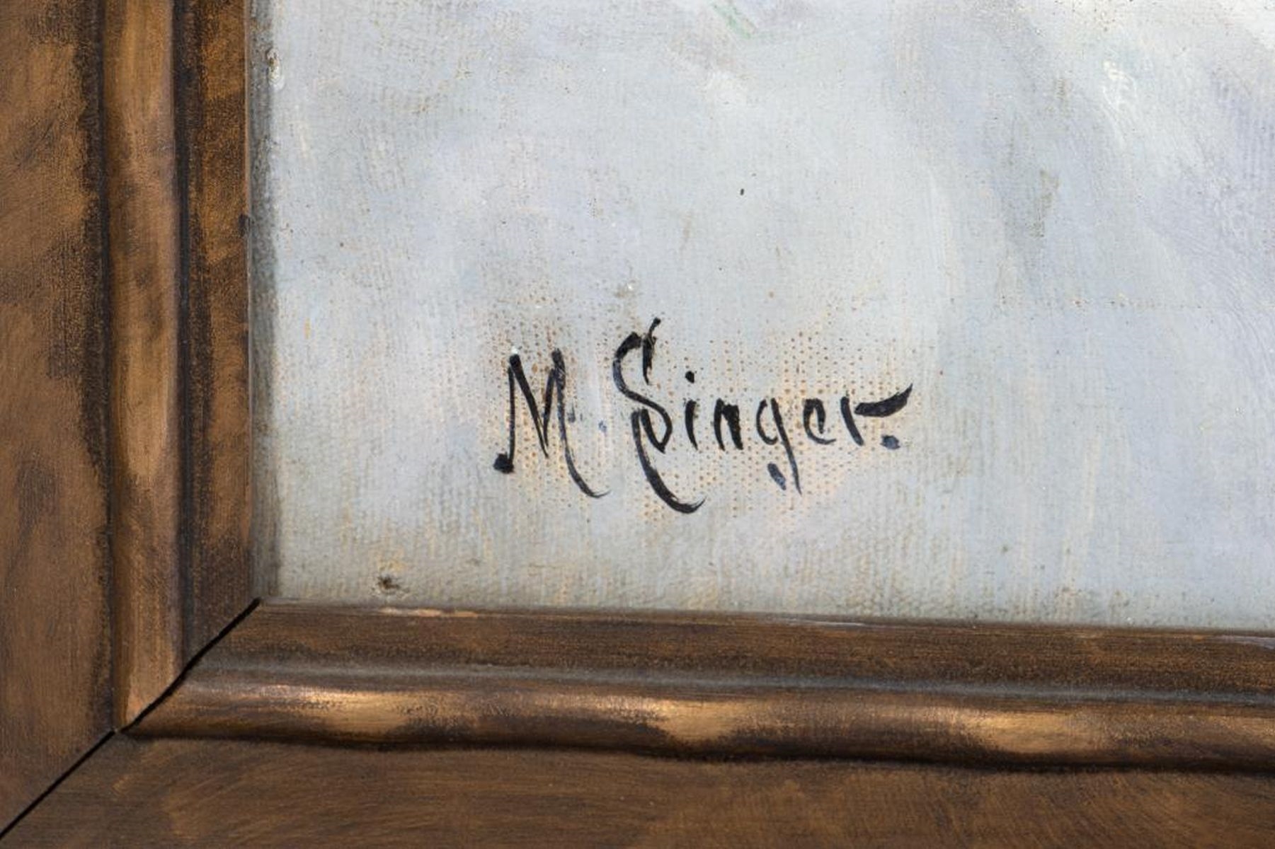 Artwork by Malvin Singer, Title: Still Life with Flowers, Made of Oil on canvas