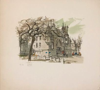 水彩画　PIERRE PAGES 　フランス Pierre Pages Paintings & Artwork for Sale | Pierre Pages Art