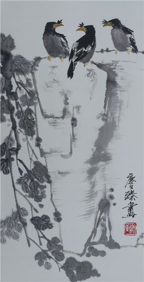 Three Black Birds - Qinzhen Mo