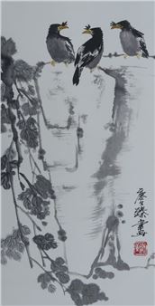Three Black Birds - Qinzhen Mo