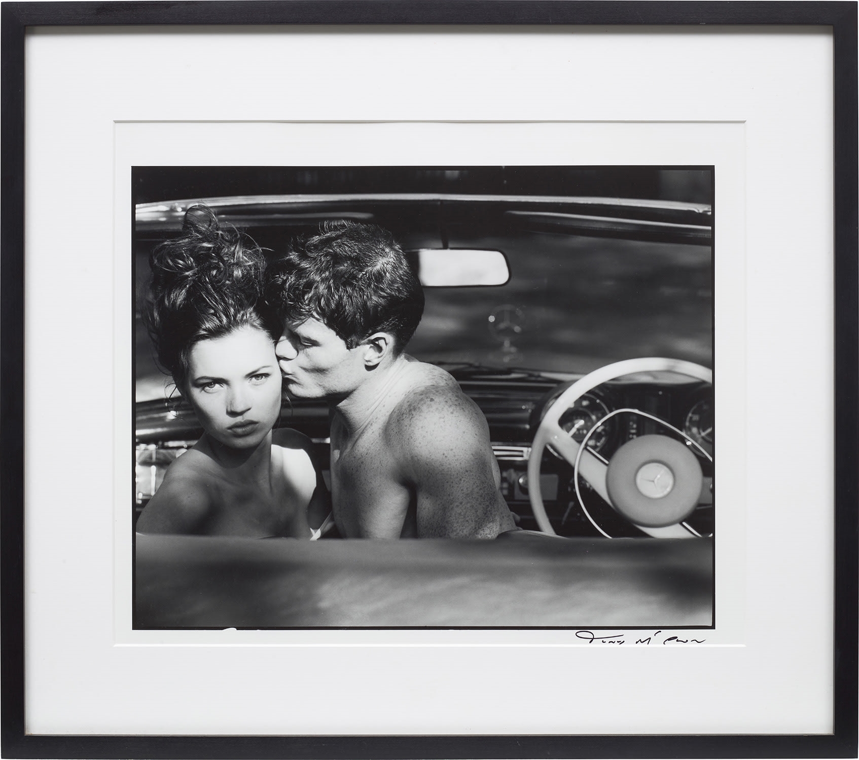 Artwork by Tony McGee, Kate Moss, Made of gelatin silver print