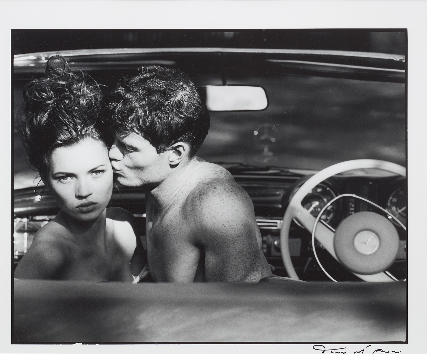 Artwork by Tony McGee, Kate Moss, Made of gelatin silver print