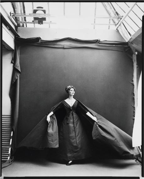 Richard Avedon | Suzy Parker, model. Dress by Dior, Paris | MutualArt