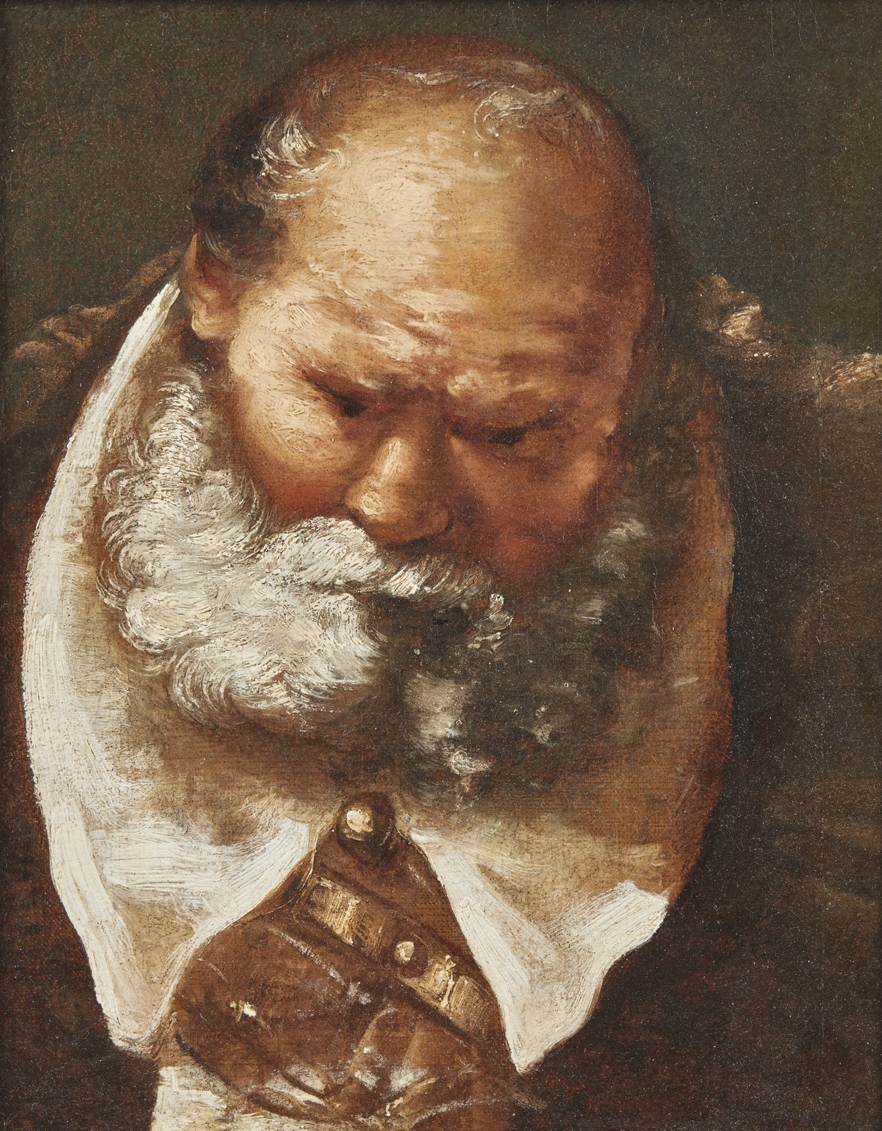 Portrait of a bearded man, probably Federico Savorgnan - Sebastiano Mazzoni