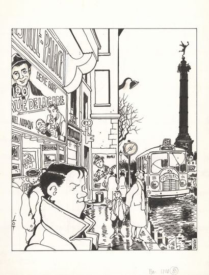 Jacques Tardi | Nestor Burma - 120 rue de la Gare | MutualArt