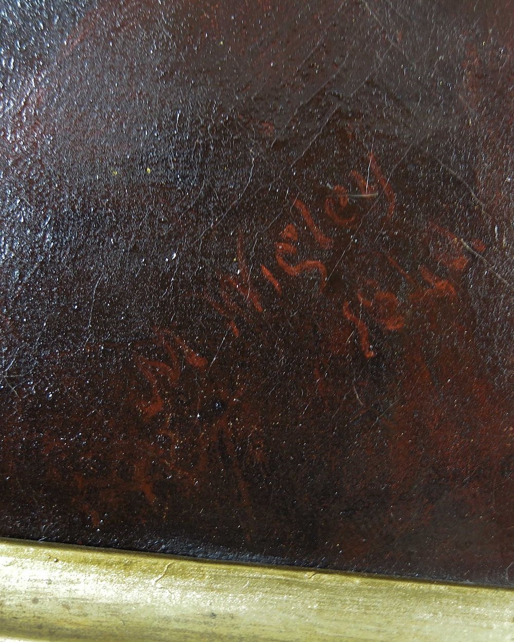 Artwork by Mary Wigley, portrait of Miss Pryce, Made of oil on canvas