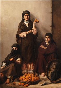 The orange sellers - Amelia Goddard