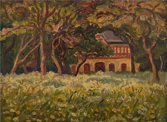 House between the trees by Henri Liénard de Saint-Délis