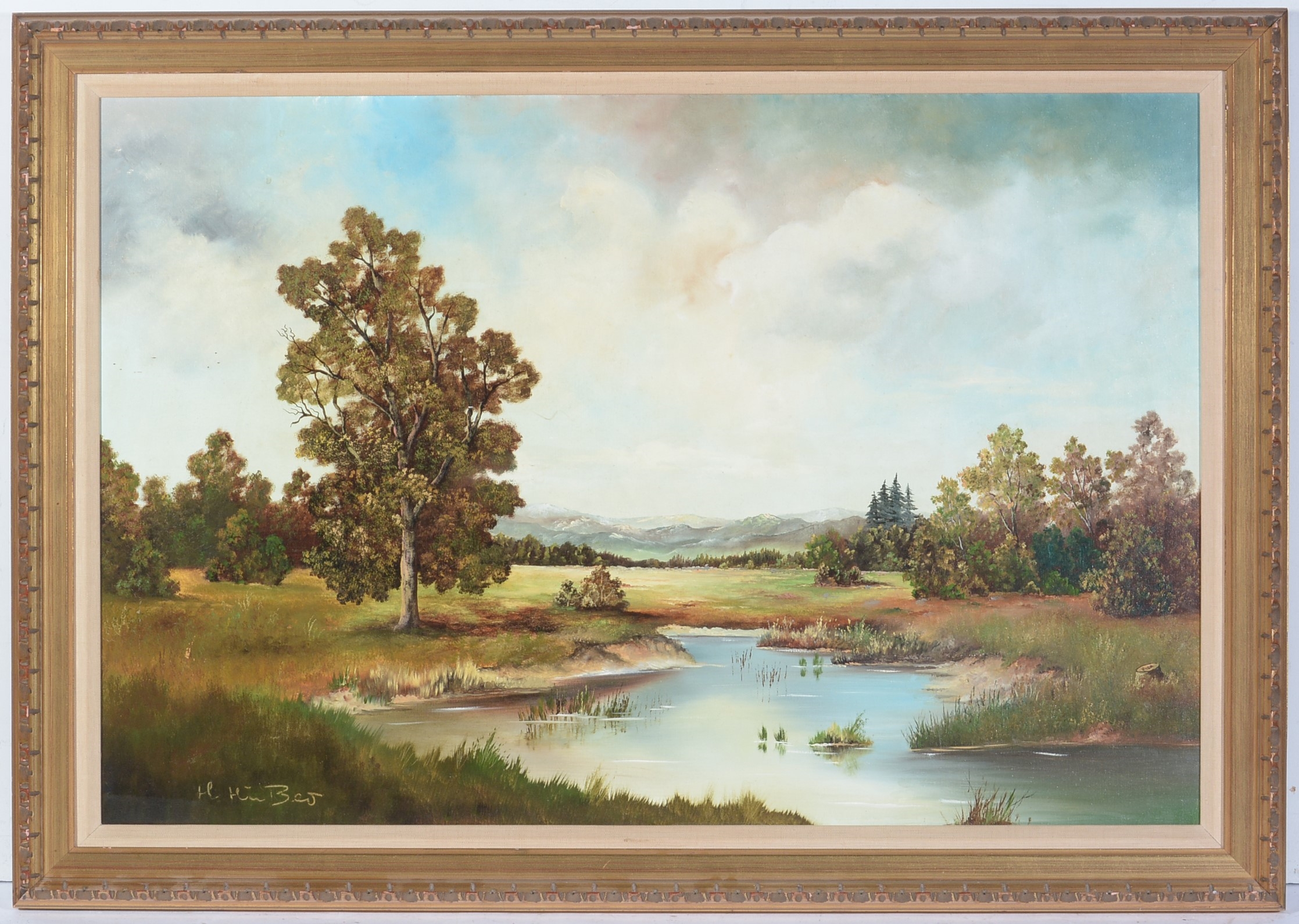 Artwork by Helen Huber, The Landscape, Made of oil on canvas