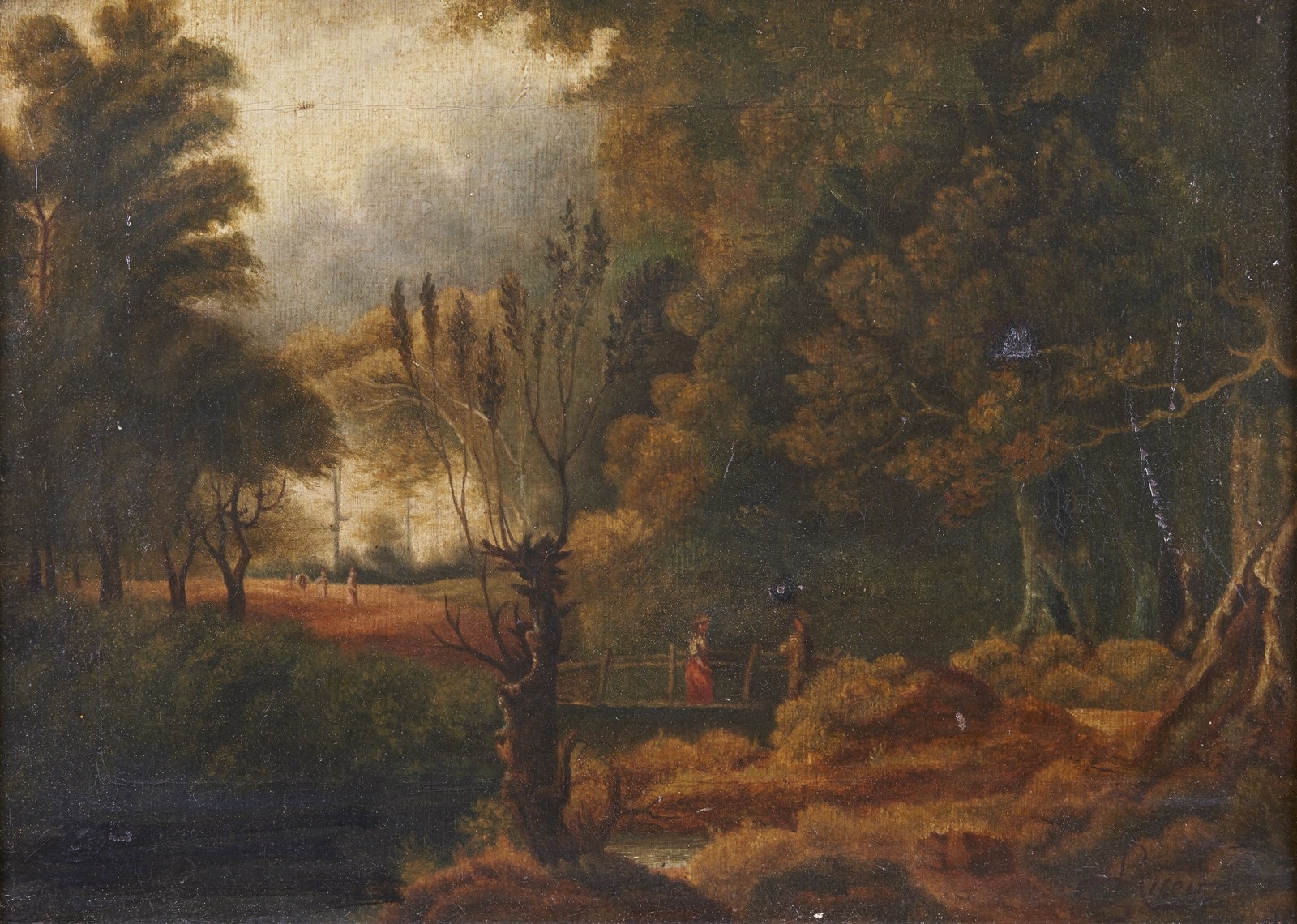 Edouard Riou | Forest landscape with characters | MutualArt