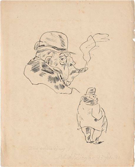 Männerstudien; Die Hinterbliebenen; Paar by Richard Ziegler