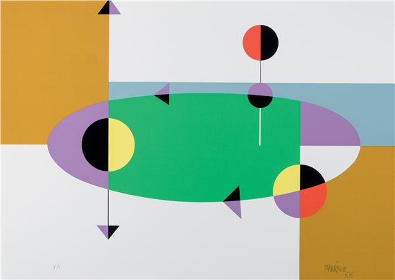 Banderas del Cosmos I by César Manrique, 1985