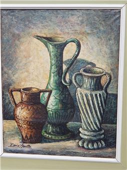 Still life with jugs - Erich Meili