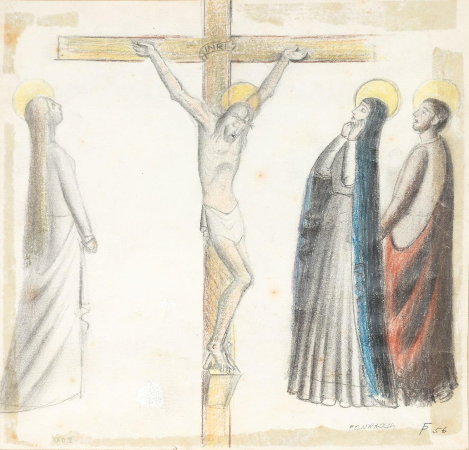 Crucificação by Fulvio Pennacchi, 1956
