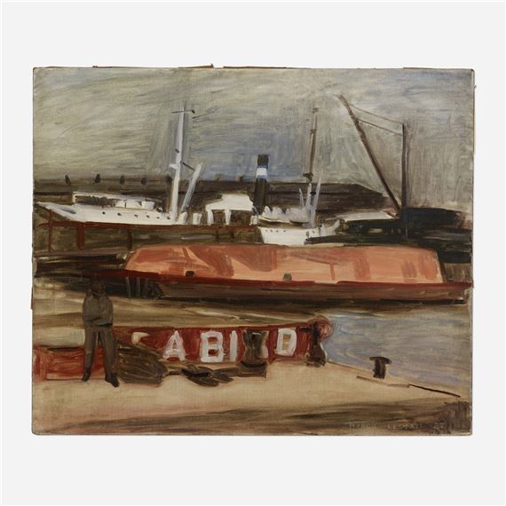 Dock by Myron Lechay, 1923