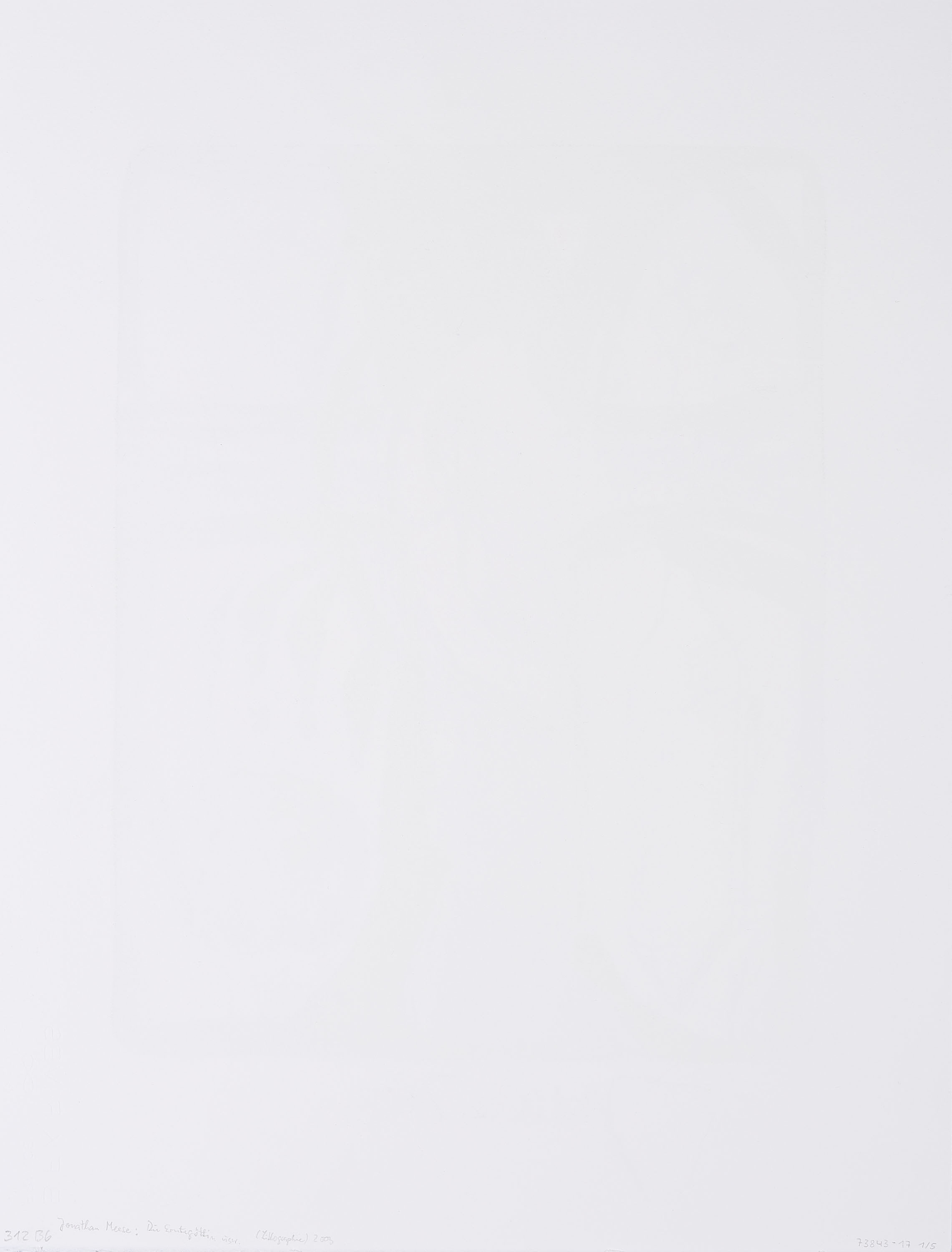 Artwork by Jonathan Meese, Mixed Lot of 5 Lithographs., Made of Lithograph on BFK RIVES