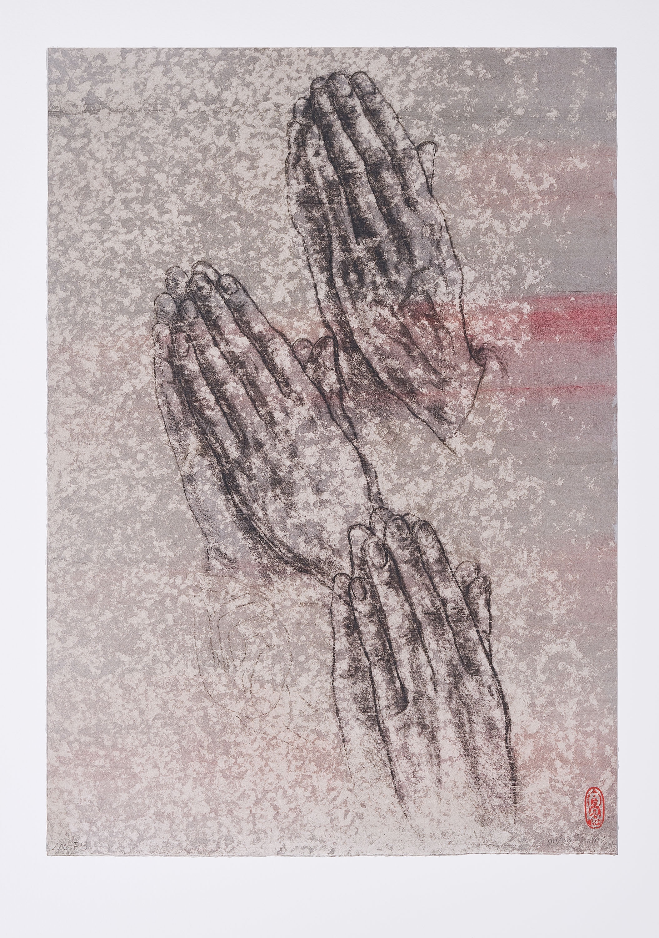 Zeng Fanzhi | Betende Hände. (2016) | MutualArt