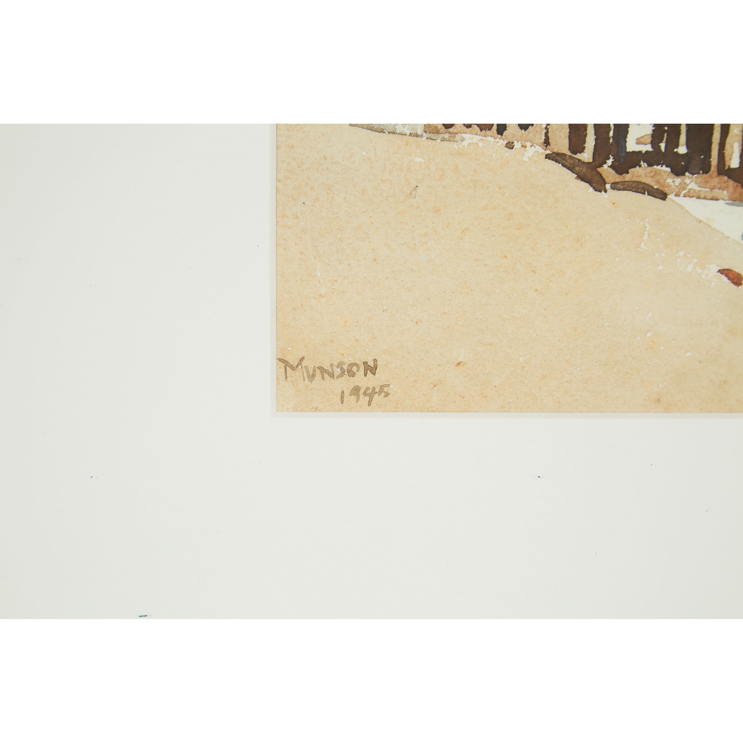 Artwork by Yong Mun Sen, Kampung Houses/Seaside Villages, Made of watercolour on paper