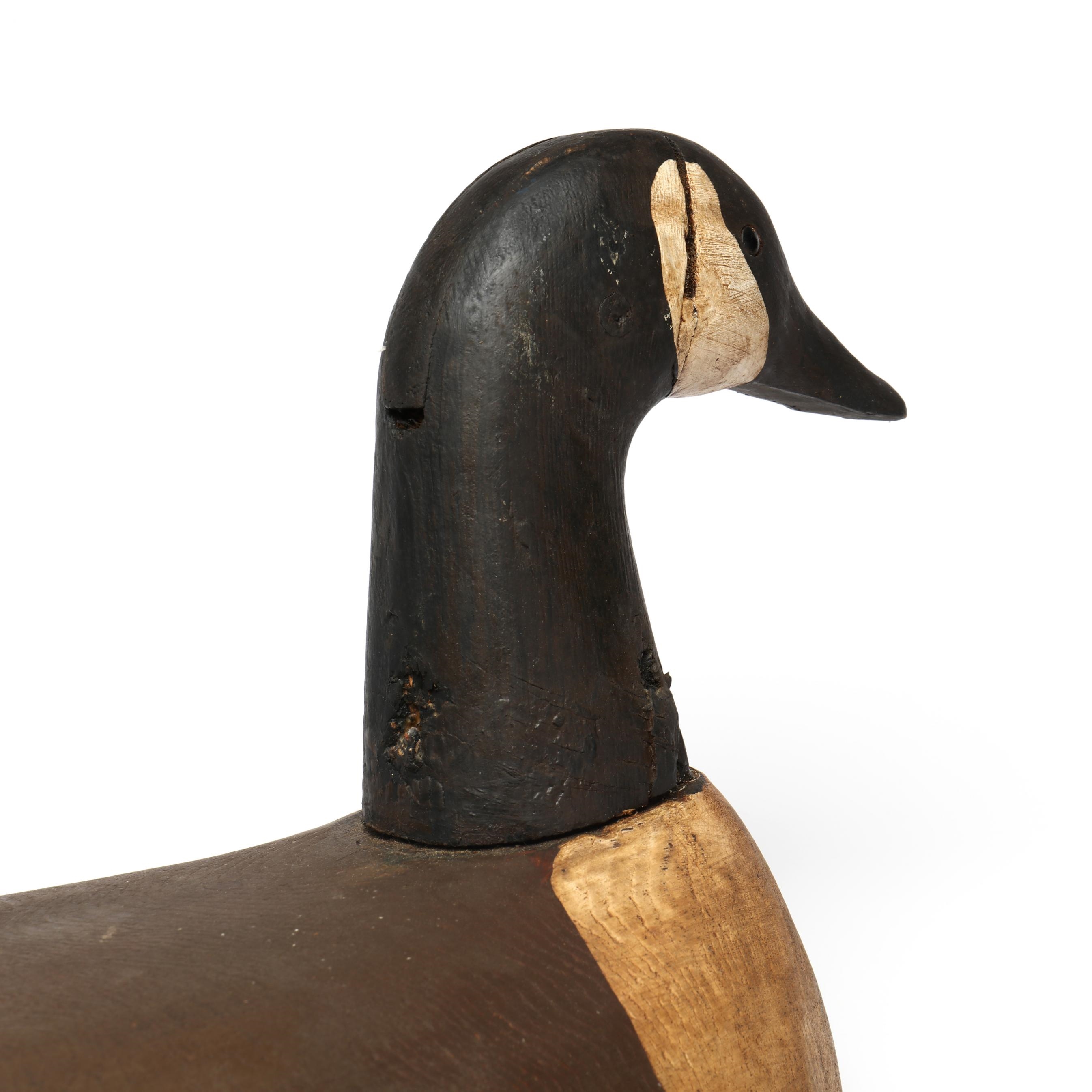 Artwork by Clarence White, Goose, Made of carved and painted wood