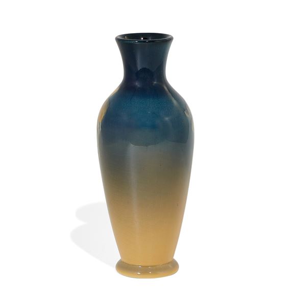 Rose Fechheimer | Rookwood Pottery colorful earthenware Iris glaze vase ...
