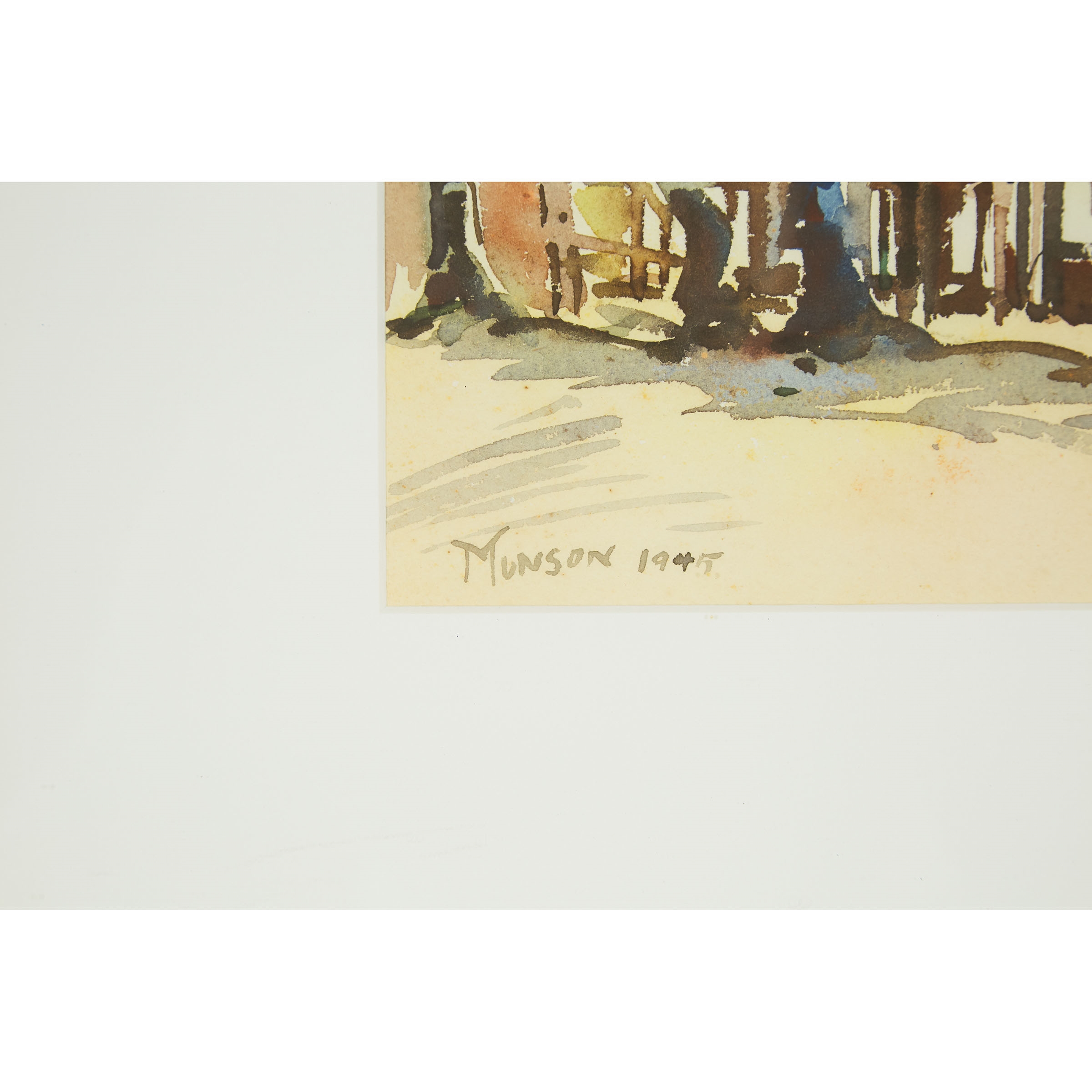 Artwork by Yong Mun Sen, Kampung Houses/Seaside Villages, Made of watercolour on paper