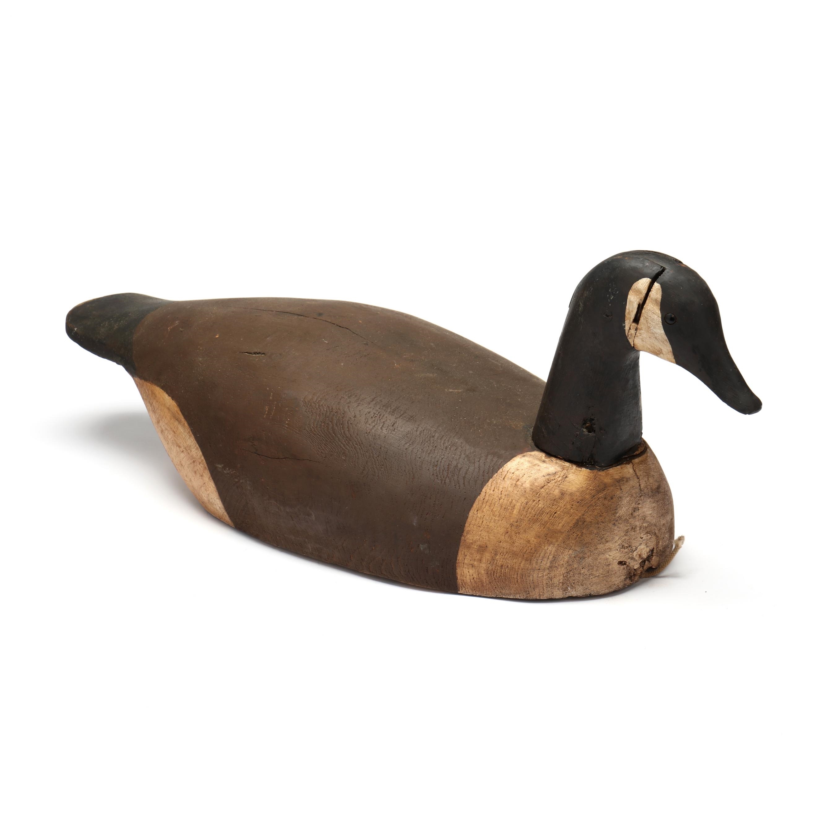 Artwork by Clarence White, Goose, Made of carved and painted wood