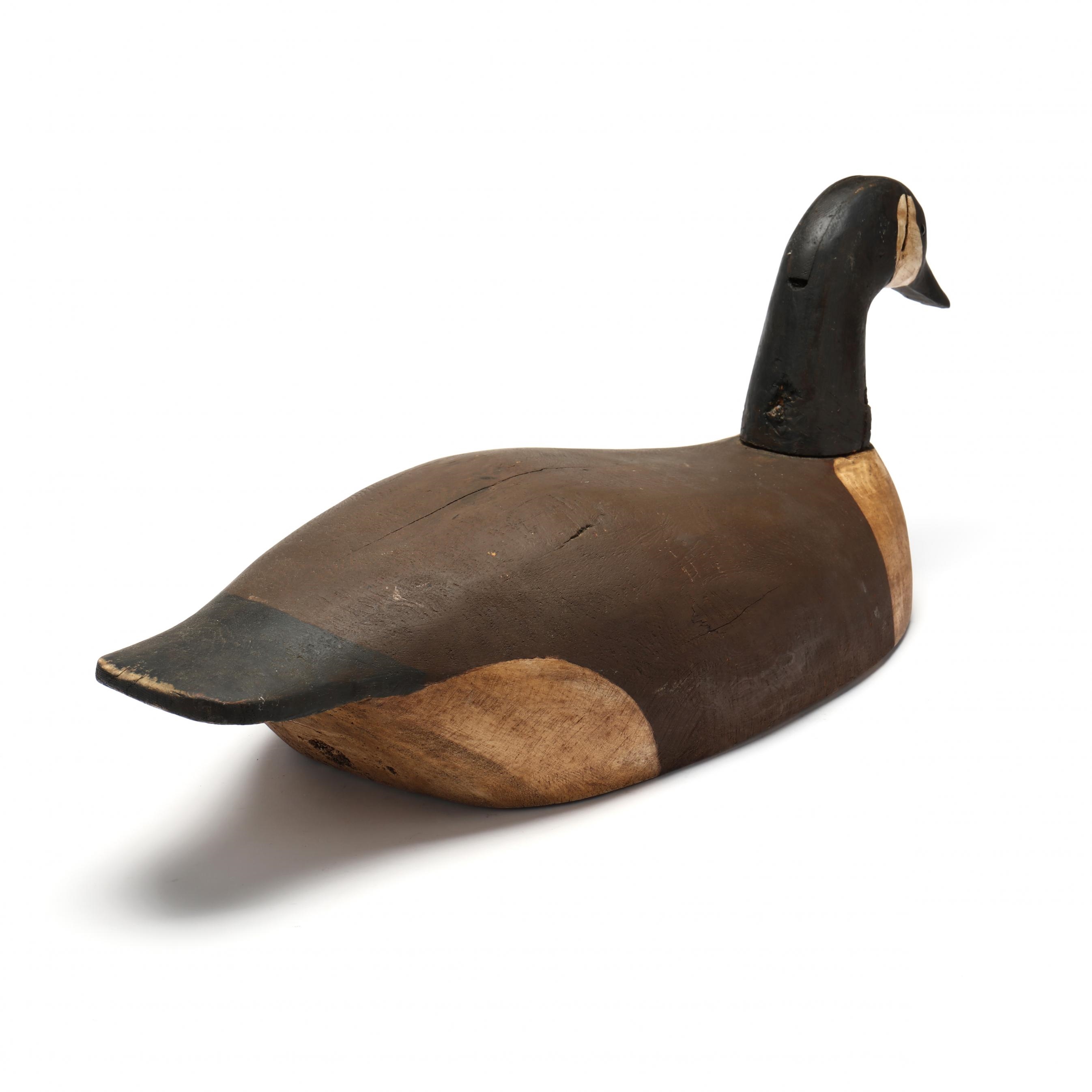 Artwork by Clarence White, Goose, Made of carved and painted wood