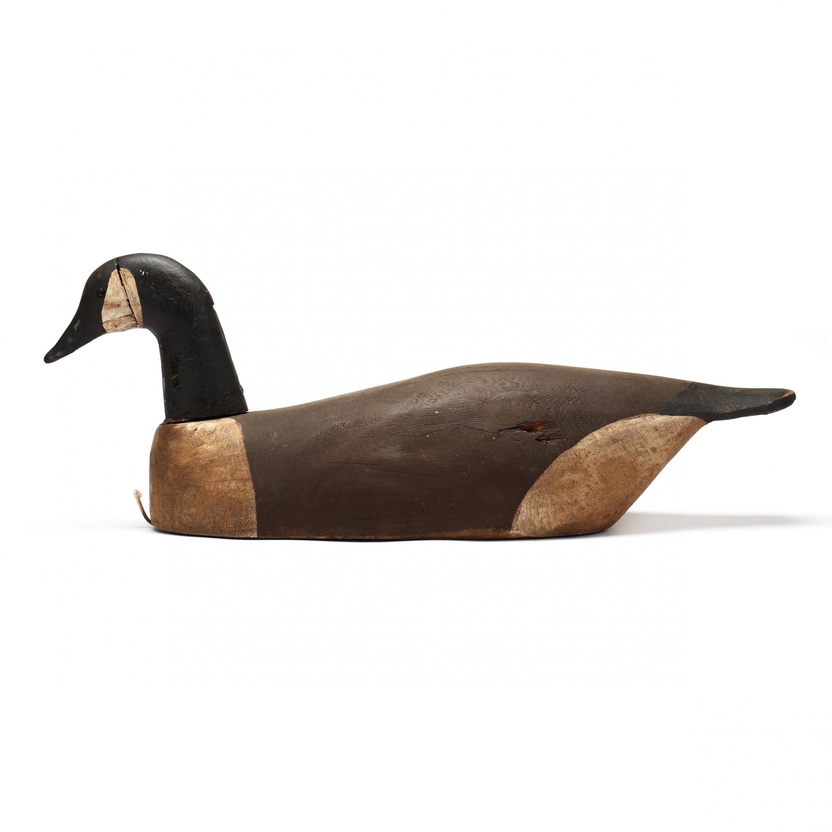 Artwork by Clarence White, Goose, Made of carved and painted wood