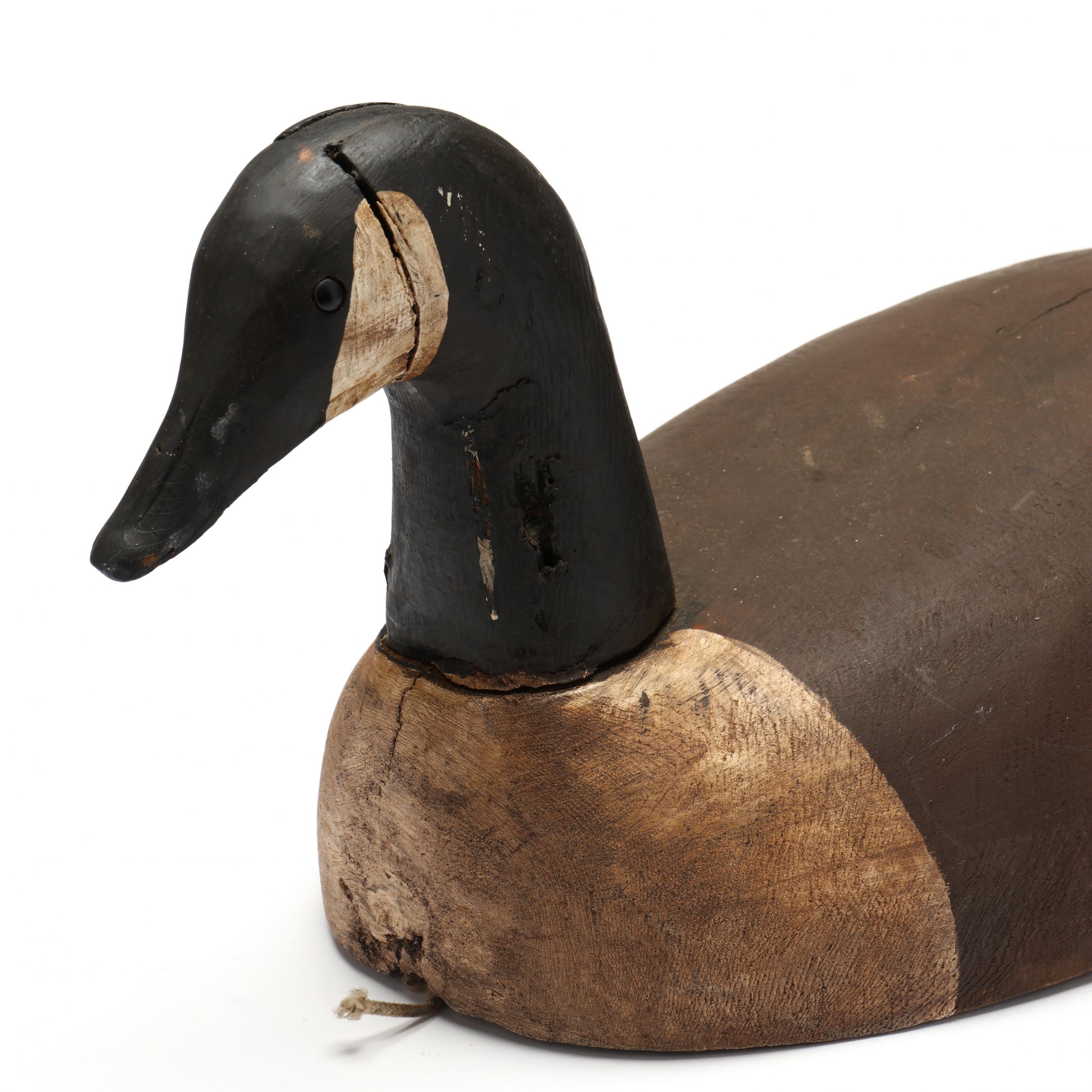 Artwork by Clarence White, Goose, Made of carved and painted wood