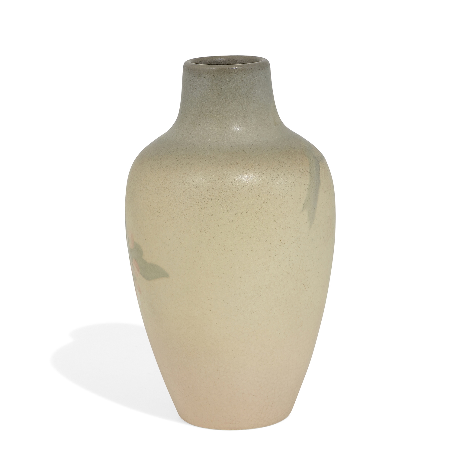 Lenore Asbury Rookwood Pottery earthenware Vellum glaze vase with