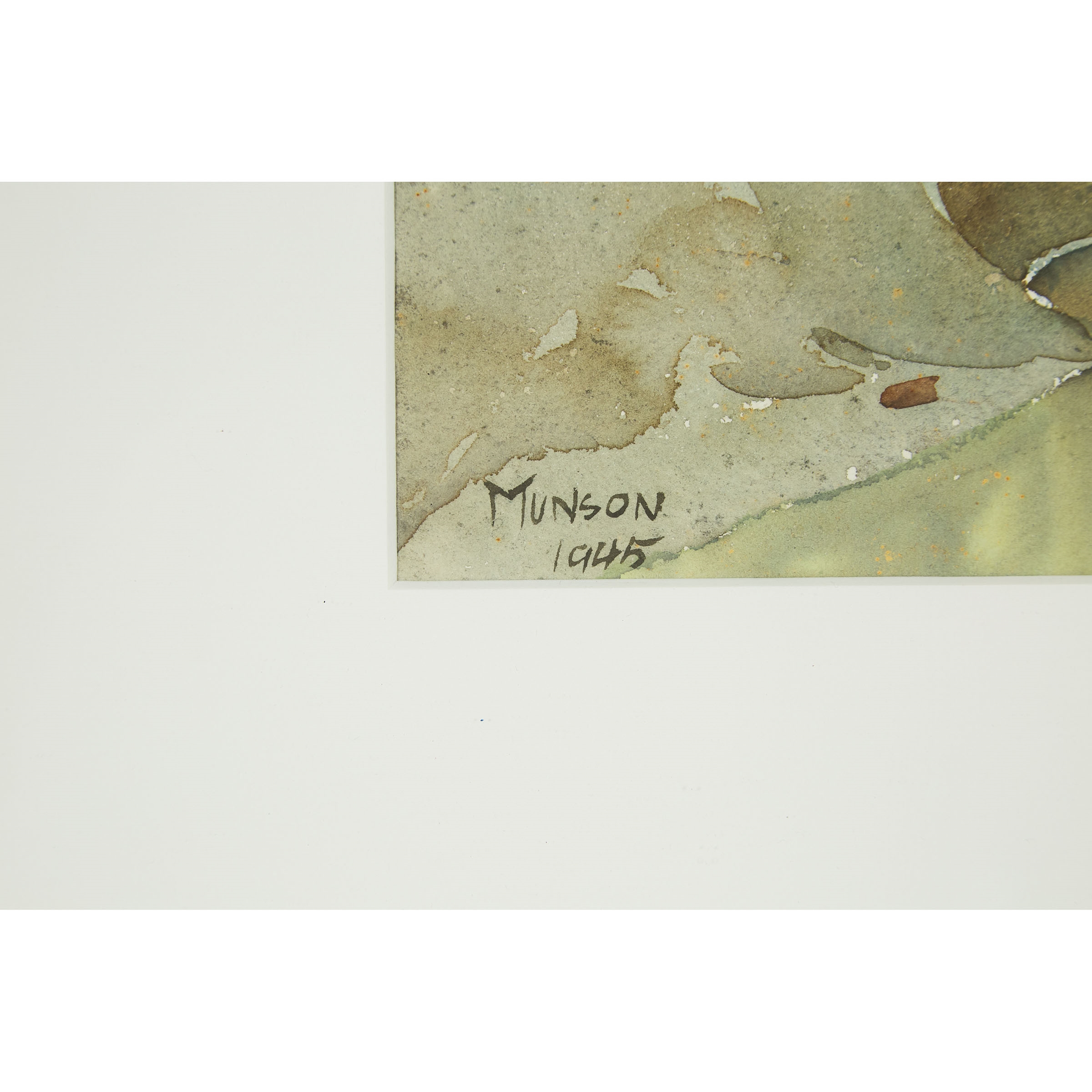 Artwork by Yong Mun Sen, Kampung Houses/Seaside Villages, Made of watercolour on paper