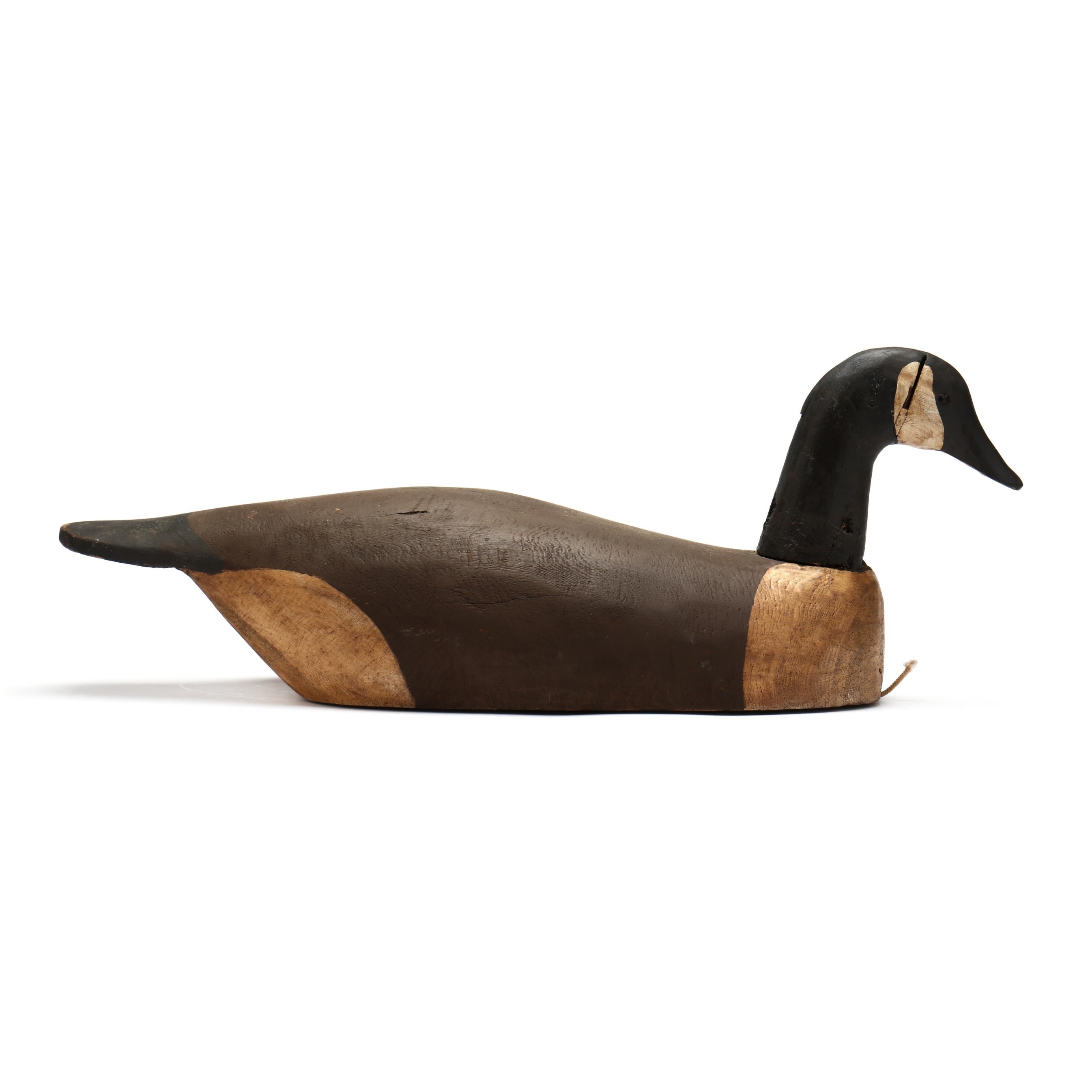 Artwork by Clarence White, Goose, Made of carved and painted wood