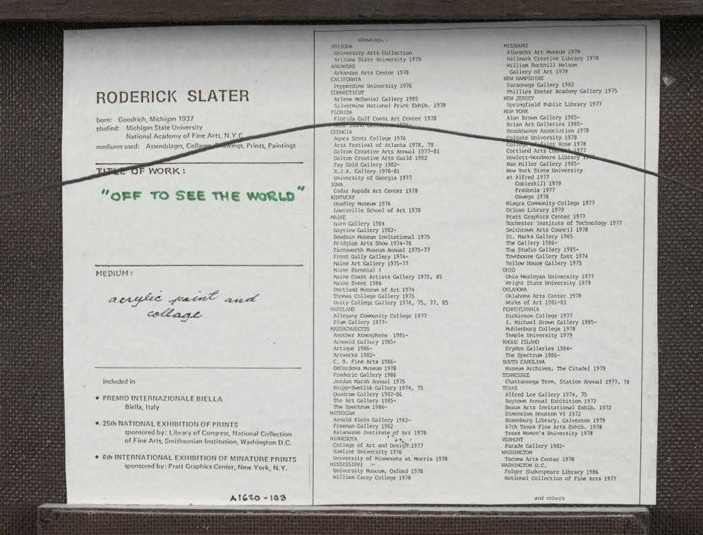 Roderick Slater | Off to See the World | MutualArt