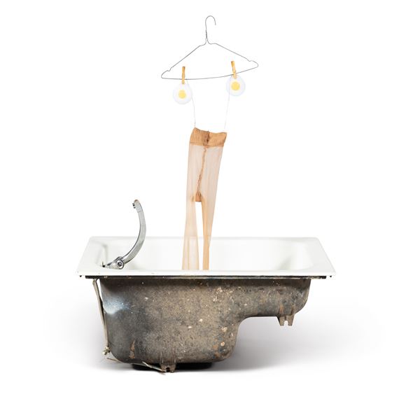 Woman in a Tub by Sarah Lucas, Executed in 2000