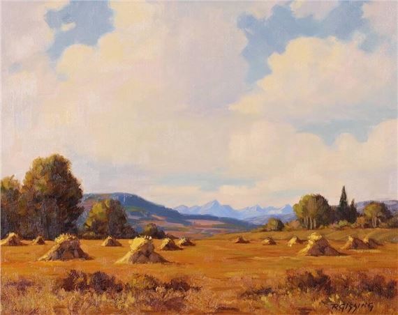 HARVEST NEAR COCHRANE by Roland Gissing
