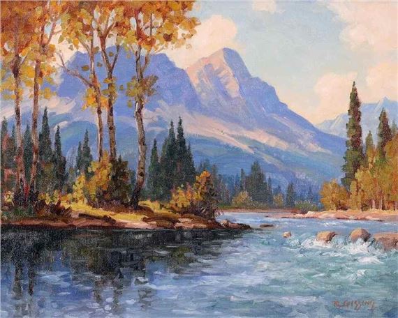 AUTUMN, GHOST RIVER by Roland Gissing