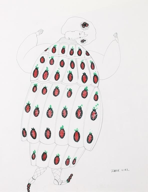 STRAWBERRY ADDICTION by Toller Cranston, 2012
