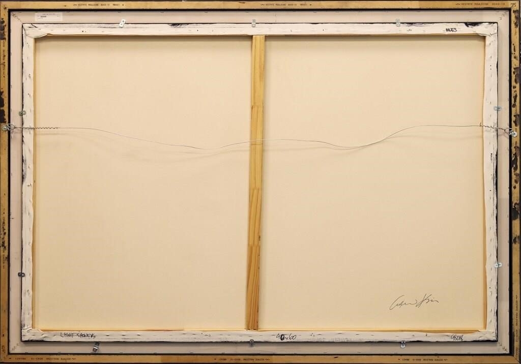 Artwork by Andrew Kiss, LIGHT SHOWERS, Made of oil on canvas