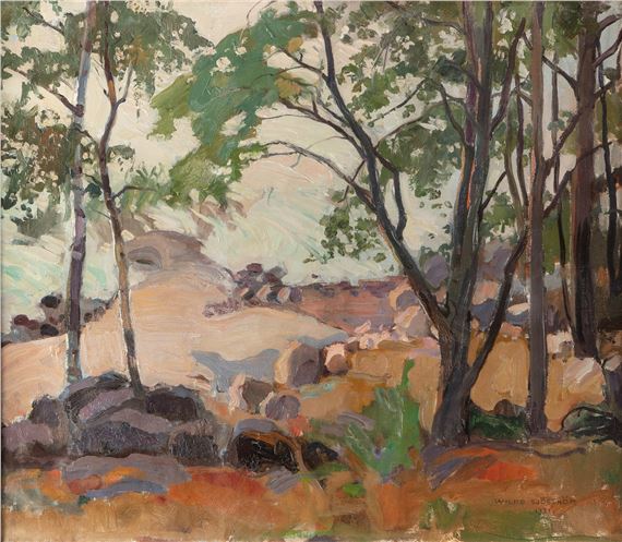 Shore Landscape by Vilho Sjöström, 1921