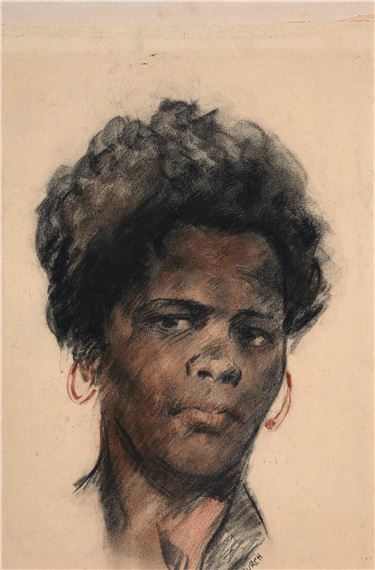 Arthur Murch | Portrait of an Aboriginal Woman | MutualArt