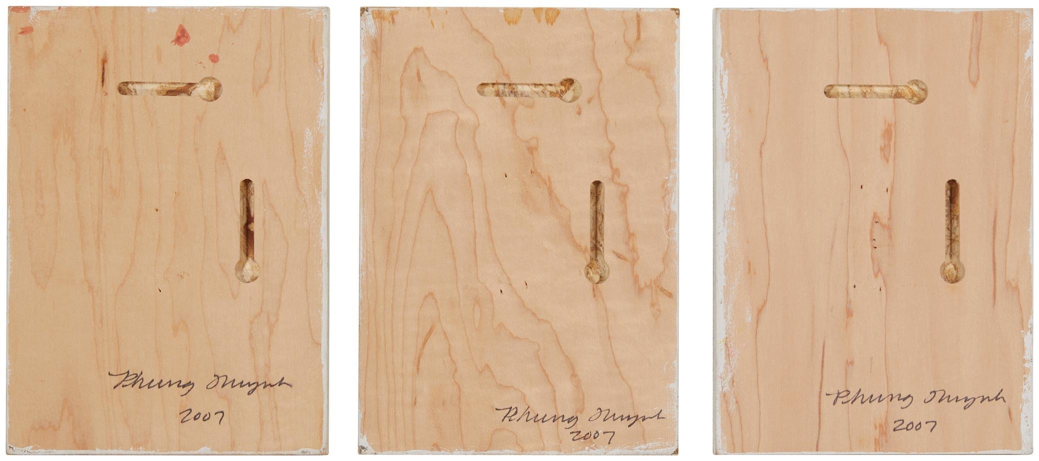 Artwork by Huynh Phung, #2, #7 and #13, Made of Acrylic on wood panel