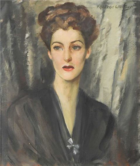Portrait of a woman by Frederic Whiting