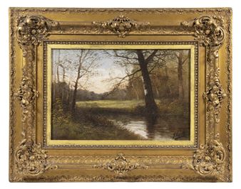 Barbizon School Landscape with Stream - Alfred-Eugene Capelle