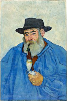 Brienzer Bauer in blauem Kittel Picture