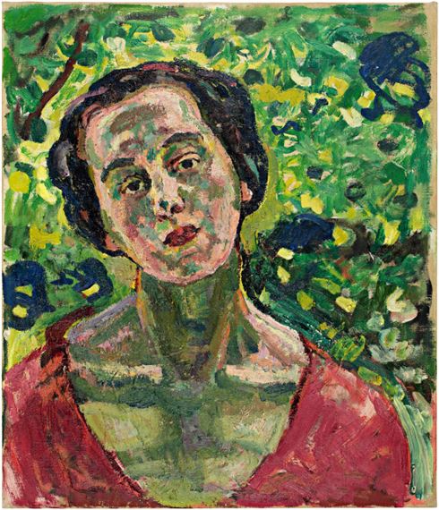 Bildnis einer Unbekannten by Ferdinand Hodler, circa 1915